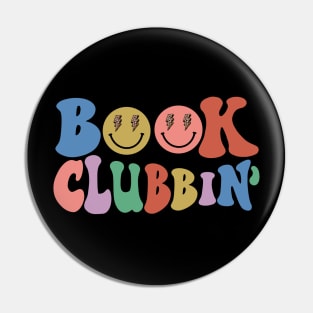 Book Clubin' Librarian Literature Lover Book Nerd Bookworm Pin