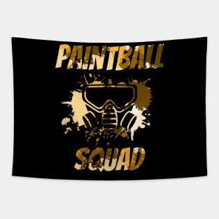 Matching Paintball T-Shirt Cool Fun Sports Game Team Shirt Tapestry