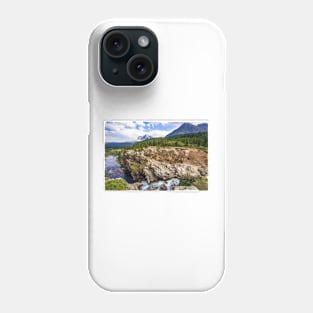 The Mountains of Glacier National Park Phone Case