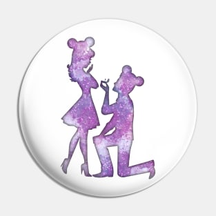 Happily Ever After - Purple Pin