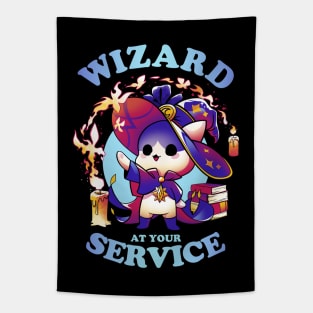 Wizard's Call - cute gamer and geek Tapestry