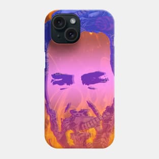 John Wick pop art skull fire, pattern poster Phone Case