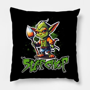 Slap Chop Goblin Pillow