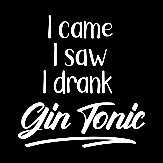 Gin Tonic Love Cool Quote by BlueTodyArt