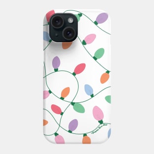 Christmas Lights Tangle ©GraphicLoveShop Phone Case