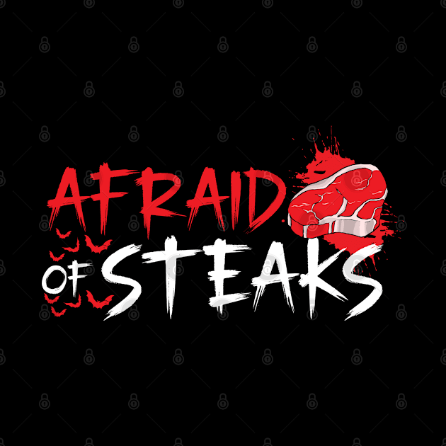 Scary Zombie Steaks Funny Vegan Horror Themed Apparel by Riffize