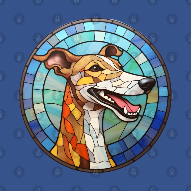 Stained Glass Greyhound by BrightC