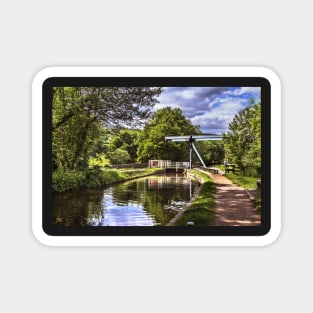 The Canal Bridge at Talybont on Usk Magnet