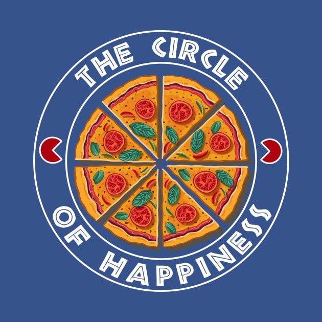 Pizza The Circle of Happiness by RoeArtwork