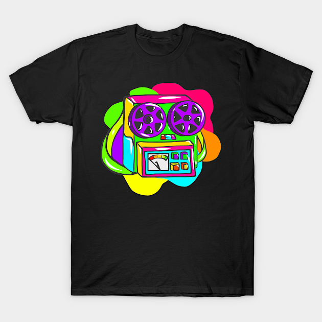 Neon Hippy 80s 90s Costume Retro Vintage - Retro - T-Shirt | TeePublic