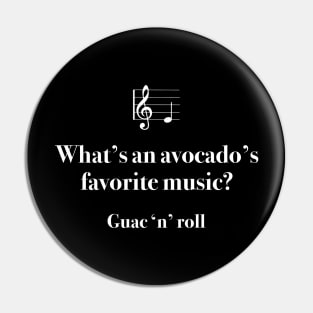 What's an Avocado's Favorite Music? Pin