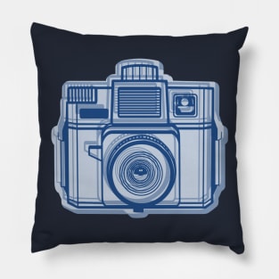 ISSF Society6 logo BLUEReverse Pillow