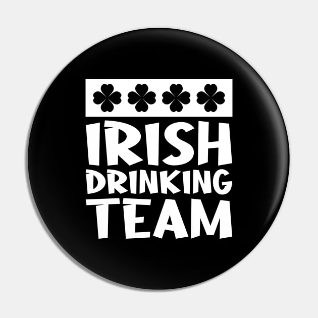 Irish Drinking Team Pin by colorsplash