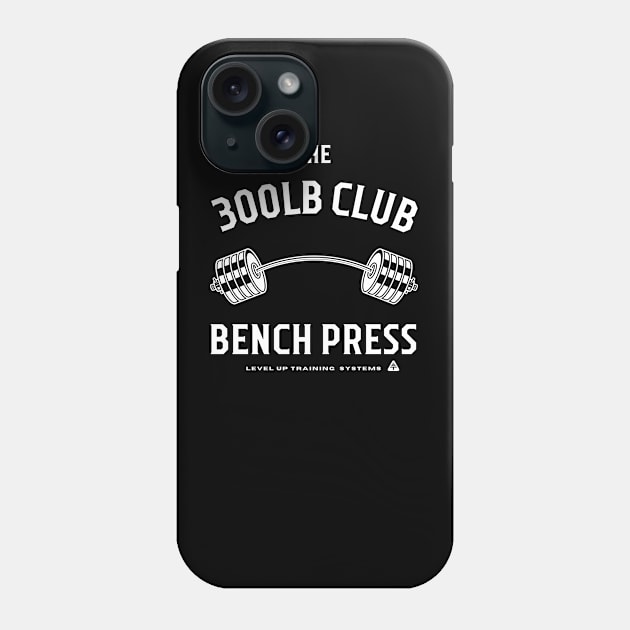 300lb Club Bench Press - Powerlifting Phone Case by youcanpowerlift