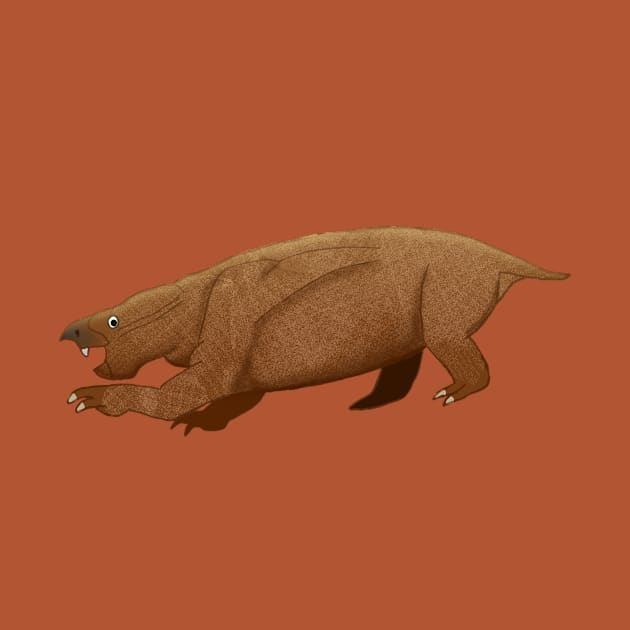 Aulacephalodon -- Late Permian Dicynodont Synapsid by BryPK