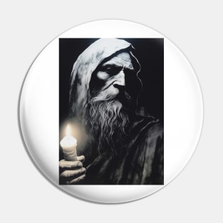 Dark Fantasy Old People Pin