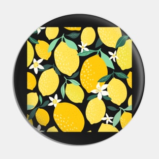 Yellow Lemon Fruit Pin