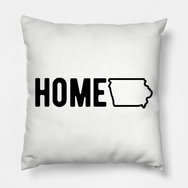 Iowa HOME Pillow by blueduckstuff