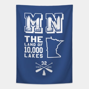 Minnesota MN Land of 10,000 Lakes Tapestry