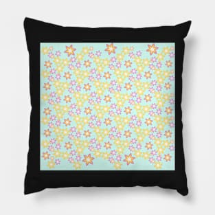 Colorful floral pattern for girls Pillow