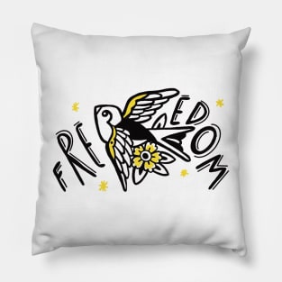 Freedom | freedom birds | bird | freedom fly | love bird | vintage Pillow