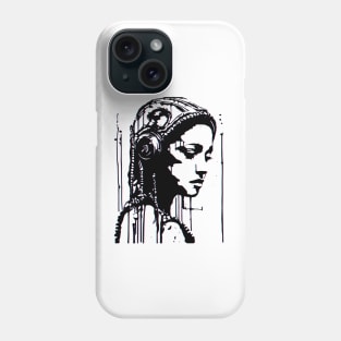 Alien Goddess Splash Art Graffiti Phone Case