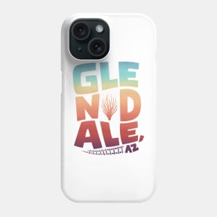 Glendale Rainbow Type Phone Case