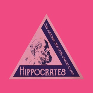 Art of Medicine: Hippocrates Purple T-Shirt