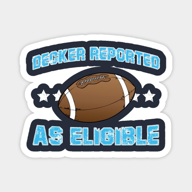 Decker Reported As Eligible Magnet by printalpha-art