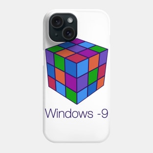 Windows -9 Phone Case