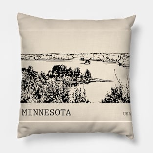 Minnesota USA Pillow