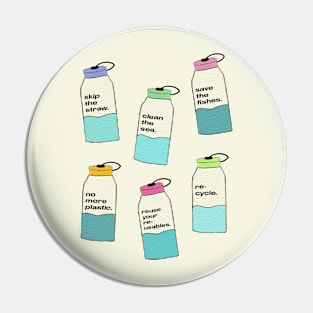 Water bottle pack Pin