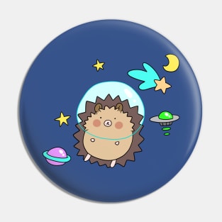 Space Hedgehog Pin