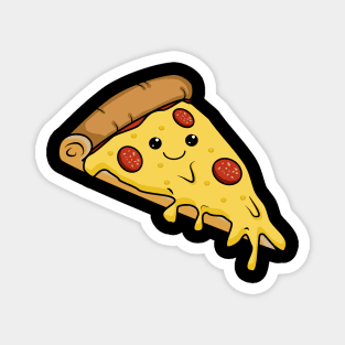 Cute Kawaii Pepperoni Pizza Magnet