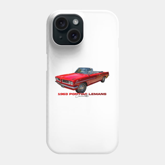 1963 Pontiac LeMans Convertible Phone Case by Gestalt Imagery