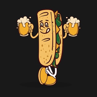 Retro hot dog mascot T-Shirt