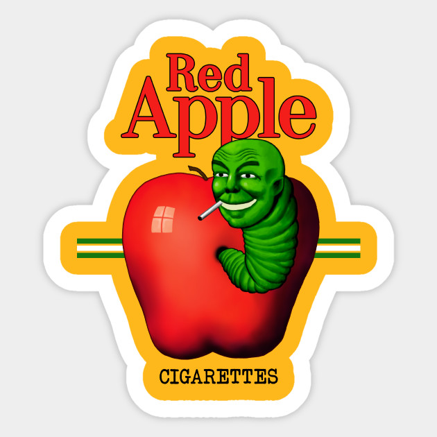 Red Apple Cigarettes Red Apple Autocollant Teepublic Fr