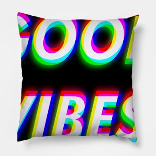 Good Vibes Only - Trippy & Cool Color Pillow