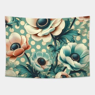 Anemone Flowers Tapestry