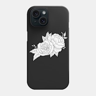 Rose and Peony Phone Case