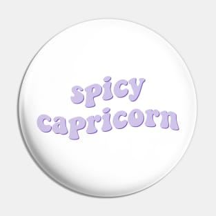 spicy capricorn Pin