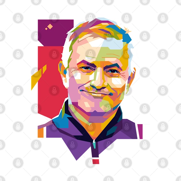 Jose Mourinho Popart by ifatin