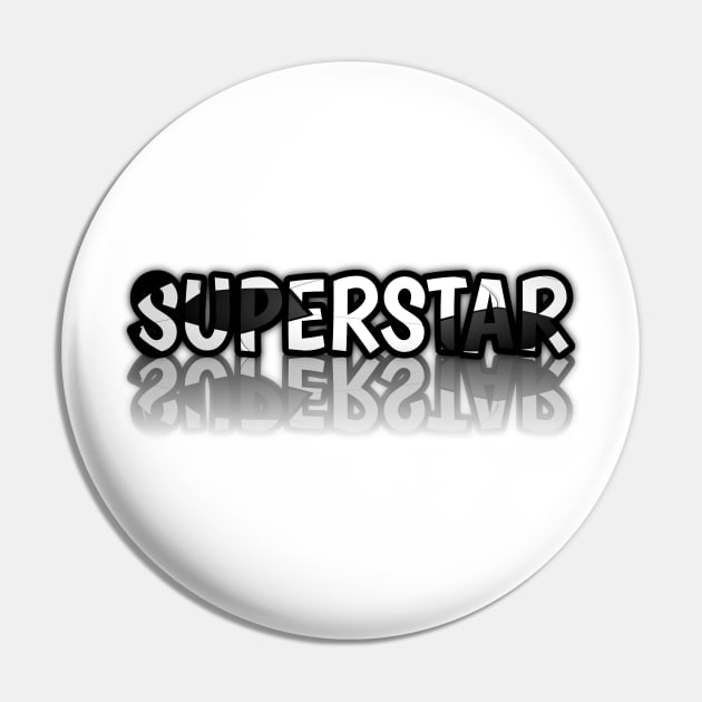 Superstar - Soccer Lover - Football Futbol - Sports Team - Athlete Player - Motivational Quote Pin by MaystarUniverse