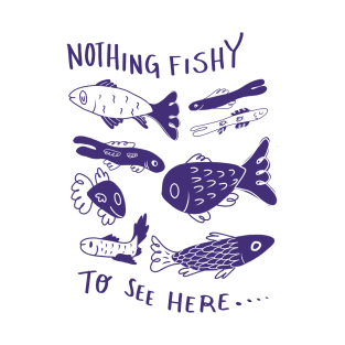 Purple fish T-Shirt