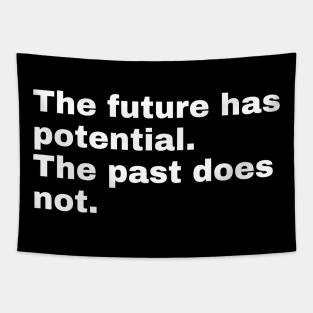 The future has potential. The past does not. Tapestry