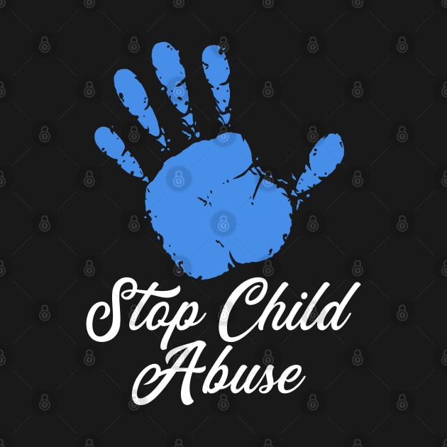 Child Abuse Prevention Awareness Month Blue Ribbon gift idea by Mad Maggie