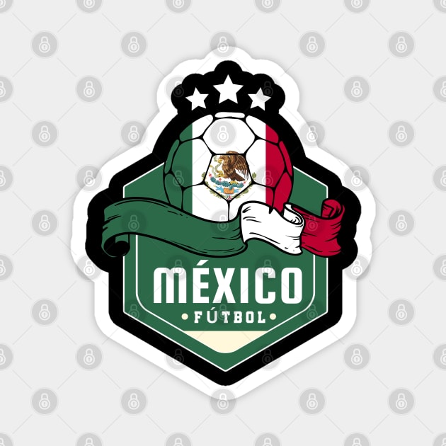 Mexico Futbol Magnet by footballomatic