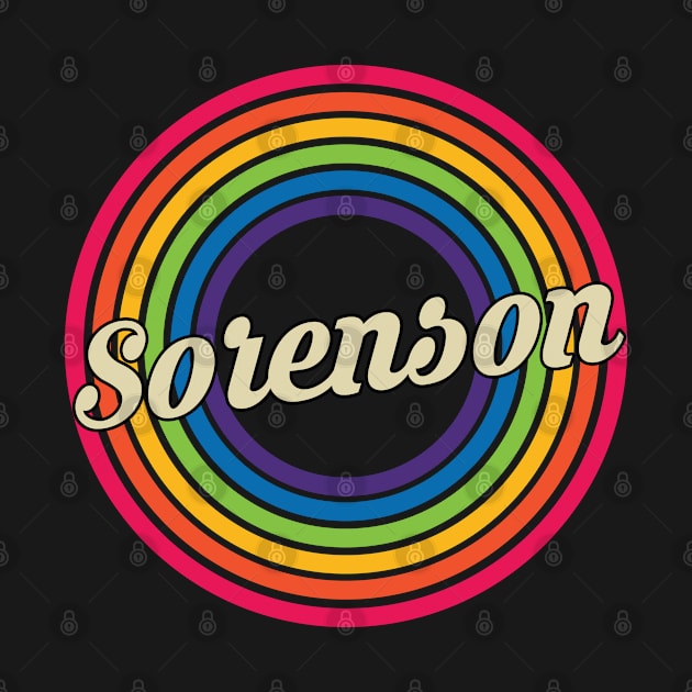 Sorenson - Retro Rainbow Style by MaydenArt