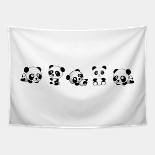 Cute panda Tapestry