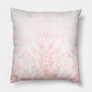 Blush Zig-Zag Tie-Dye Pillow